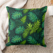 グリーンパーム離れの枕 クッション (ブランケット)