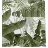 グリーンパーム離れバナナブリス1 #art #nature シャワーカーテン (正面)