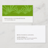 グリーンパームIV名刺デザイン 名刺 (正面/裏面)