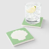 グリーンパール ストーンコースター (横)