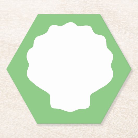 グリーンパール ペーパーコースター (正面)