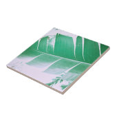 グリーンパ淡い色のステルバナナツリーリーフアダルト タイル (側面)