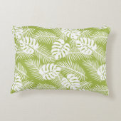 グリーンパ葉ームズ雨林パターン アクセントクッション (裏面)