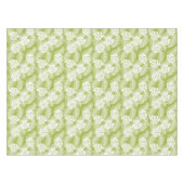 グリーンパ葉ームズ雨林パターン テーブルクロス (正面(横))