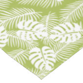 グリーンパ葉ームズ雨林パターン テーブルクロス (アングル)