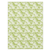 グリーンパ葉ームズ雨林パターン テーブルクロス (正面)