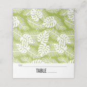 グリーンパ葉ームズ雨林パターン プレイスカード (外部開封)