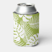 グリーンパ葉ームズ雨林パターン 缶クーラー (缶裏面)
