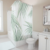 グリーンパ葉ームーの夢#3 #tropical #decor #art シャワーカーテン (インサイチュ)