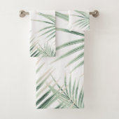 グリーンパ葉ームーの夢#3 #tropical #decor #art バスタオルセット (インサイチュ)