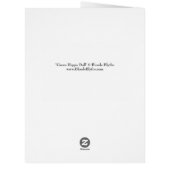 グリーンヒッピー人形の女の子、ピースサイン、ヘッドバンドカワイト (裏面)