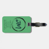 グリーンヒップホップロットワイラー ラゲッジタグ (裏面横)