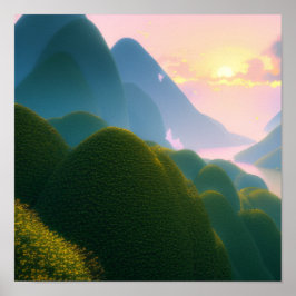 グリーンヒルズバイザリバーポスター ポスター