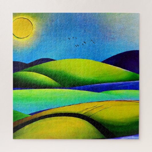 グリーンヒルズランドスケープ ジグソーパズル (縦)