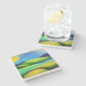 グリーンヒルズランドスケープ ストーンコースター (横)