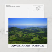 グリーンヒルズ – アゾレス諸島 ポストカード (正面/裏面)