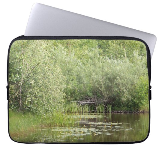 グリーンヒル池 ラップトップスリーブ (正面)
