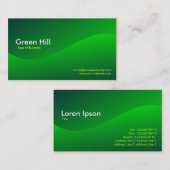 グリーンヒル2 名刺 (正面/裏面)