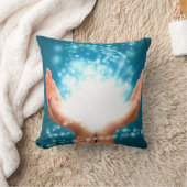 グリーンヒーリングハンドチャクラ霊気エナジーzen yoga クッション (ブランケット)