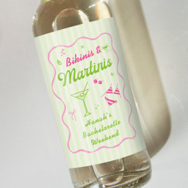 グリーンビキニ＆マルティーニ独身最後の祭り ワインラベル