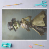 グリーンビクトリアンクリケットの切り離 薄葉紙 (クラフト)