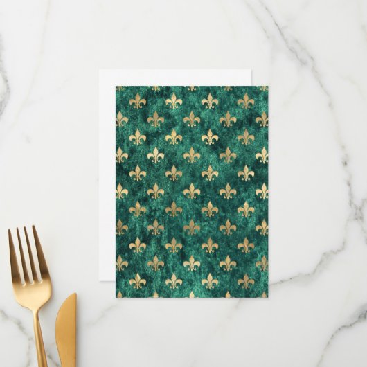 グリーンビグランジロード（紋章の）フラ・ダ・リマルディグラ メニュー (正面/裏面インサイチュ)