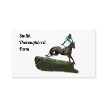 グリーンビジネスカードでジョッキーを跳び上げる