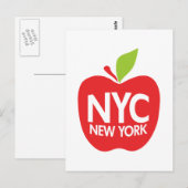 グリーンビッグアップルNYC ポストカード (正面/裏面)