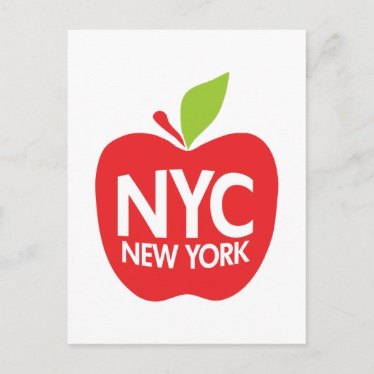 グリーンビッグアップルNYC ポストカード (正面)