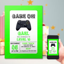 グリーンビデオゲームトラック誕生日