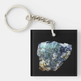 グリーンビビアーナイト結晶 キーホルダー