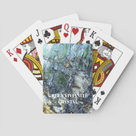 グリーンビビアーナイト結晶 トランプ