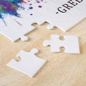 グリーンビルサウスカロライナスカイライン ジグソーパズル (側面)