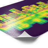 グリーンビルサウスカロライナスカイライン フォトプリント (角)