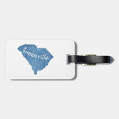 グリーンビルサウスカロライナ木目 ラゲッジタグ (裏面横)
