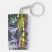 グリーンビルサウスカロライナReedy River Downtown キーホルダー (裏面)