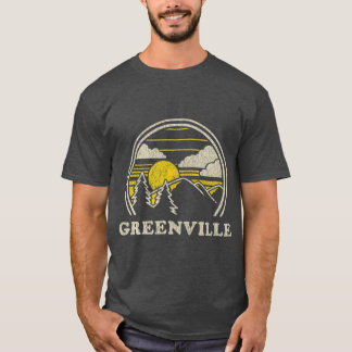 グリーンビルサウスカロライナSCヴィンテージハイキング Tシャツ