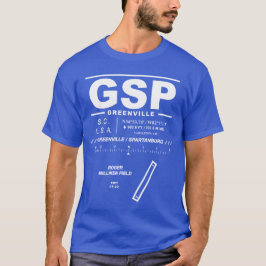 グリーンビルスパルタンブルグインターナショナルエアポートGSP Tシャツ