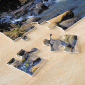 グリーンビル滝サウスカロライナパズル ジグソーパズル (側面)