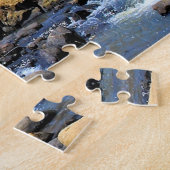 グリーンビル滝サウスカロライナパズル ジグソーパズル (側面)