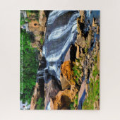 グリーンビル滝サウスカロライナパズル ジグソーパズル (縦)