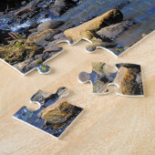 グリーンビル滝サウスカロライナパズル ジグソーパズル (側面)