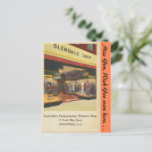 グリーンビル，サウスカロライナ州，グレンデールショップ ポストカード (スタンド正面)