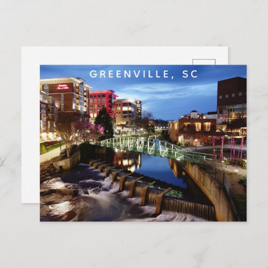 グリーンビル・サウスカロライナ旅行写真 ポストカード (正面/裏面)