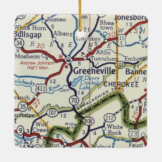 グリーンビルTN セラミックオーナメント (裏面)