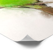 グリーンビーイーターポートレート ポスター (角)