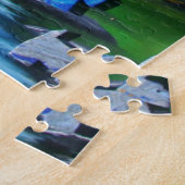 グリーンビーナスが池でスコットランドを食べた ジグソーパズル (側面)