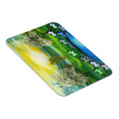 グリーンビーナスが池でスコットランドを食べた マグネット (右側)