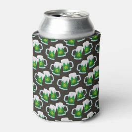 グリーンビールとシャムロック 缶クーラー