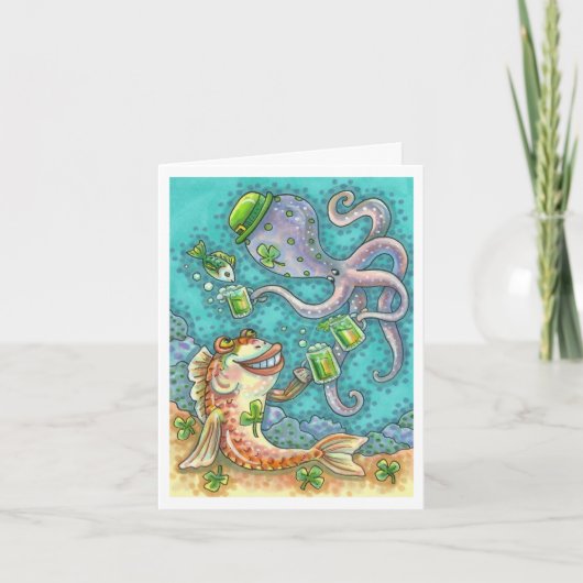 グリーンビールへのサンパディの魚とタコの応援 シーズンカード (正面)